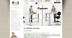 Desktop Screenshot of bureau-et-mobilier.com