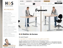 Tablet Screenshot of bureau-et-mobilier.com